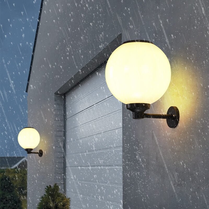 Waterdichte wandlamp op zonne-energie voor buiten