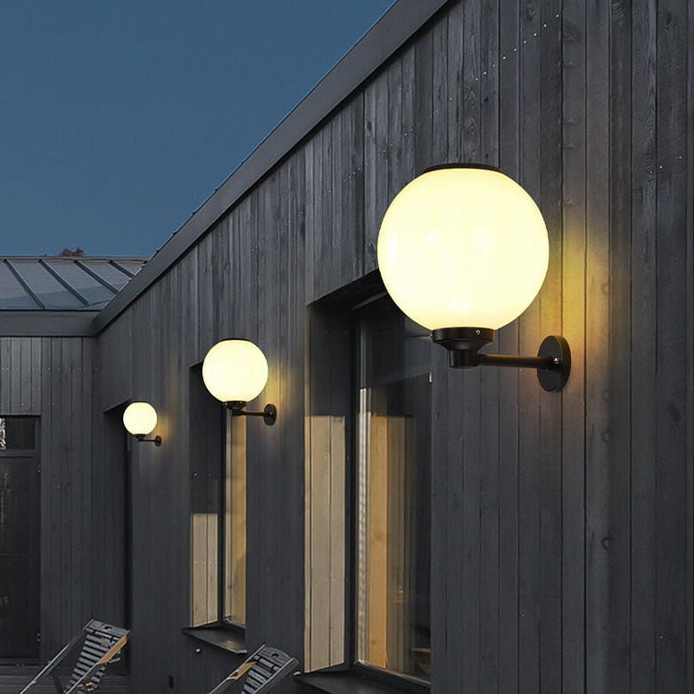 Waterdichte wandlamp op zonne-energie voor buiten