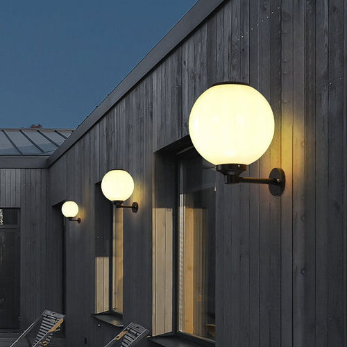 Waterdichte wandlamp op zonne-energie voor buiten