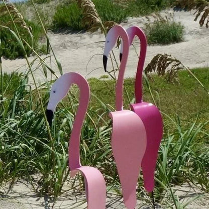 TropiGo | Dynamische Tuin Flamingo - Weerbestendige Wind Spinner Yard Ornament