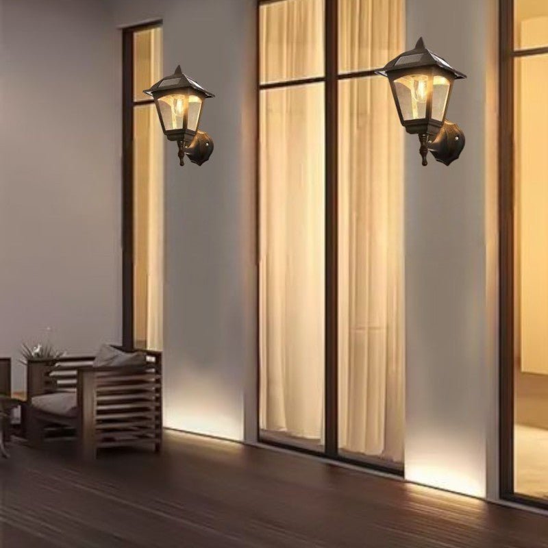 1+1 GRATIS Klassieke Draadloze Zonne-energie Wandlamp