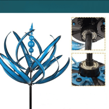 GardenBreeze | Harlow Wind-aangedreven kinetische kunst