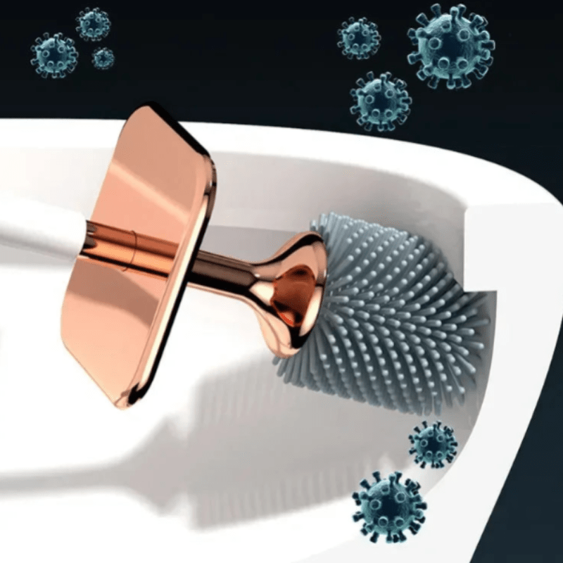 SpotlessScrub | Silicone Toiletborstel met Magische Wandbevestiging