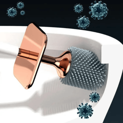 SpotlessScrub | Silicone Toiletborstel met Magische Wandbevestiging