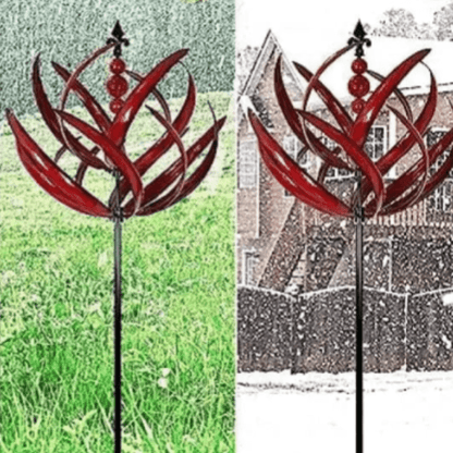 GardenBreeze | Harlow Wind-aangedreven kinetische kunst