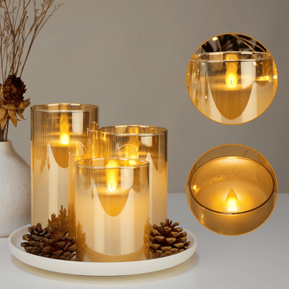 FlickerMagic | Vlamloze 3D Wick LED Kaars