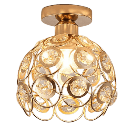 Prachtige Gouden Luxe Bal Hal Plafondlamp