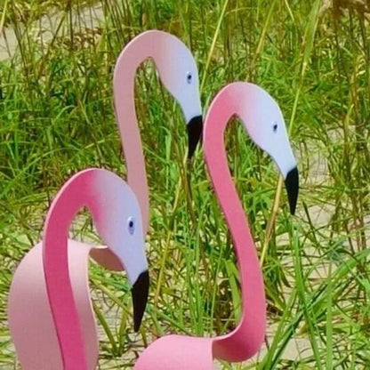 TropiGo | Dynamische Tuin Flamingo - Weerbestendige Wind Spinner Yard Ornament