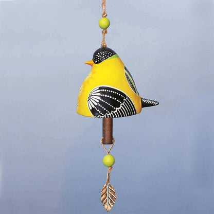 ChirpTone | Keramische vogel windgong - tuinbel voor buiten, Hangt Zangvogel Decor