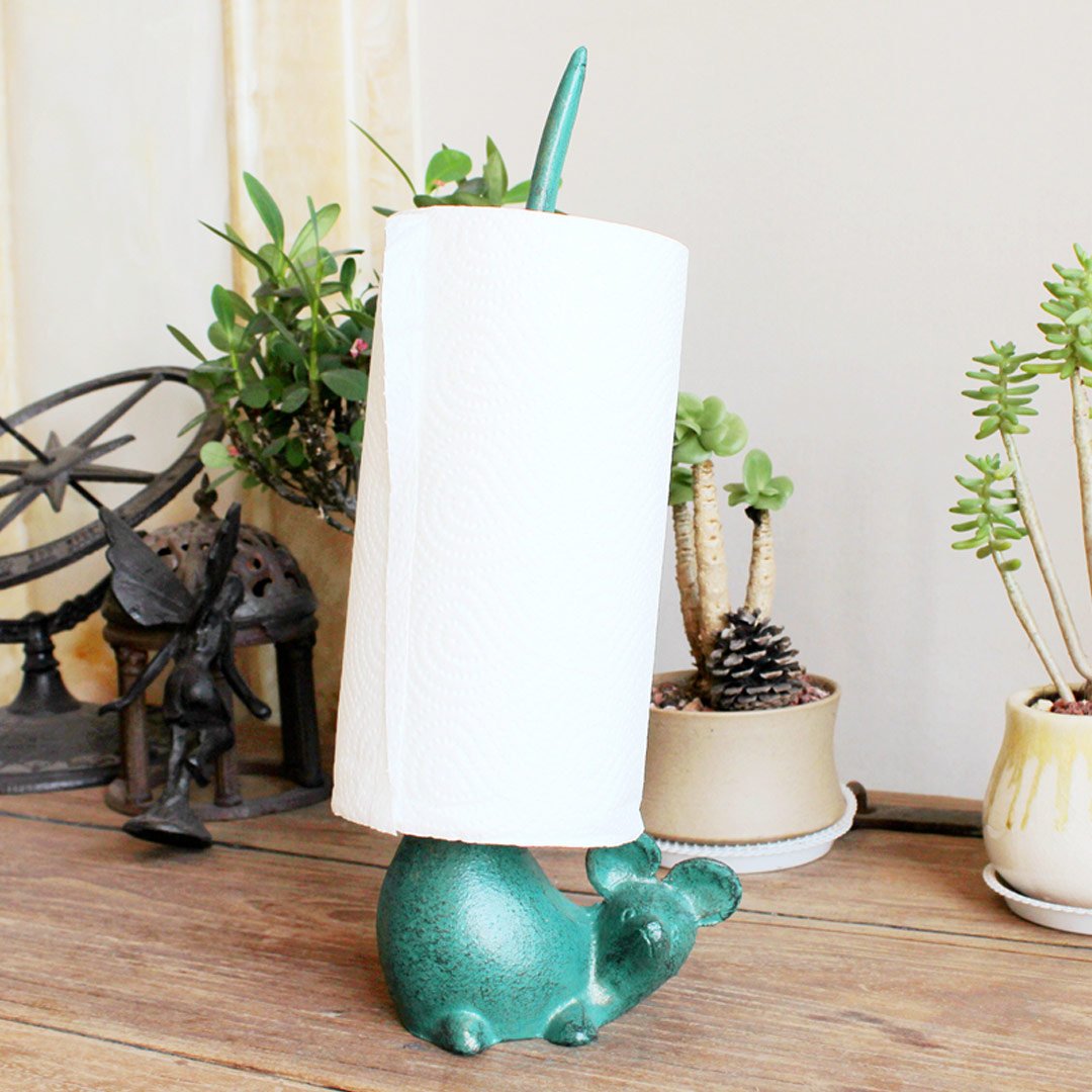 Rustica | Compacte Gietijzeren Toiletrolhouder