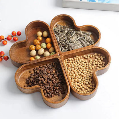 Harmonie Schalen van Hout - Perfect voor het Serveren van Noten, Snacks en Gedroogd Fruit