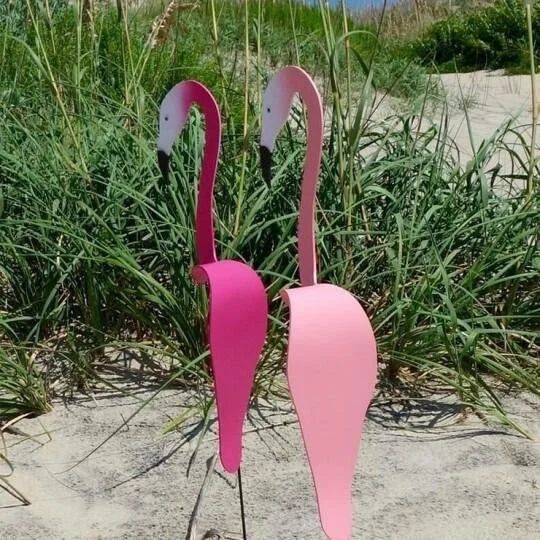 TropiGo | Dynamische Tuin Flamingo - Weerbestendige Wind Spinner Yard Ornament