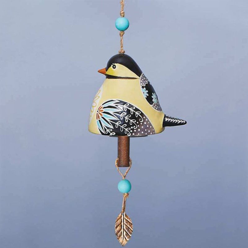 ChirpTone | Keramische vogel windgong - tuinbel voor buiten, Hangt Zangvogel Decor
