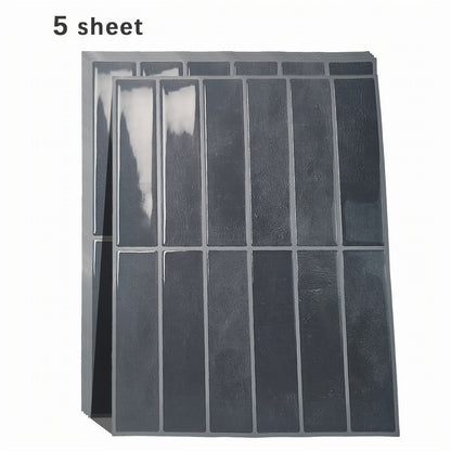 WallTact | 3D Zelfklevende Muurtegels, Waterdicht & Hittebestendig, Verwijderbare Keuken Backsplash, Decoratieve Plakkers voor Thuisdecoratie