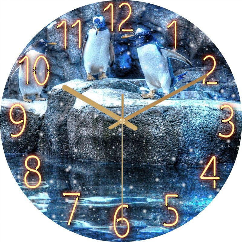 MarbleTime | Moderne Marmeren Analoge Wandklok - Stijlvol Decoratief Tijdsbeeld