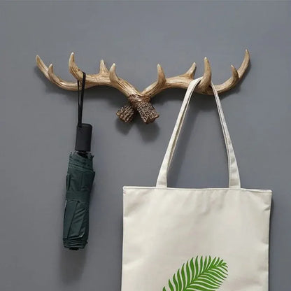 Hookler | Vintage Antler Kapstok - Retro Wandhaak voor Home Entree & Hal