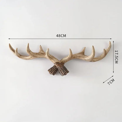 Hookler | Vintage Antler Kapstok - Retro Wandhaak voor Home Entree & Hal