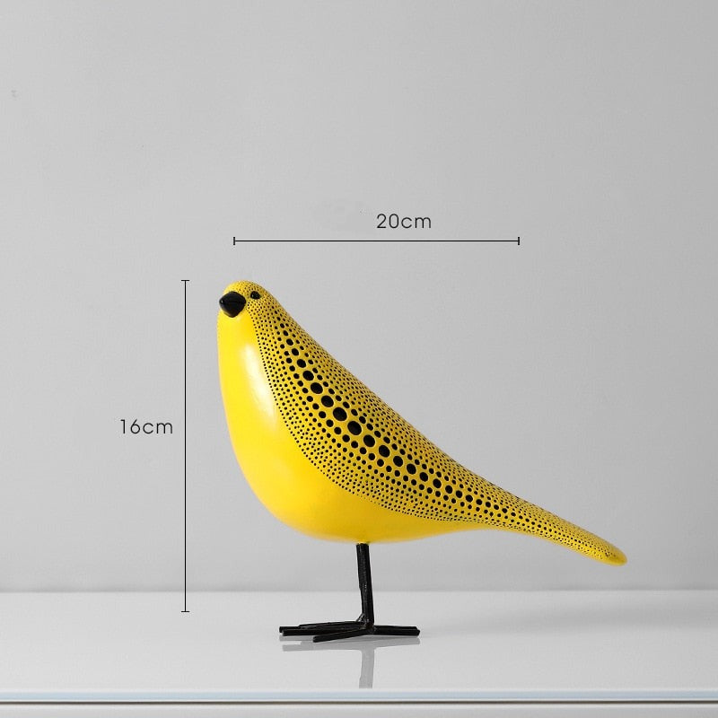 Gourmoda | Polka dot pompoen sculptuur - Yayoi Kusama stijl moderne kunst decor