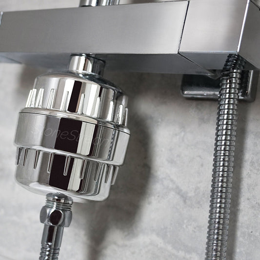 PureShower Douchfilter - Verwijdert Chloor en Onzuiverheden voor een Revitaliserende Douche-ervaring