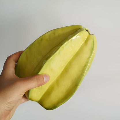 Nerithia - Ambachtelijke Keramieken Bloemenvaas in Stervruchtvorm