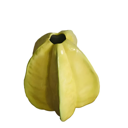 Nerithia - Ambachtelijke Keramieken Bloemenvaas in Stervruchtvorm