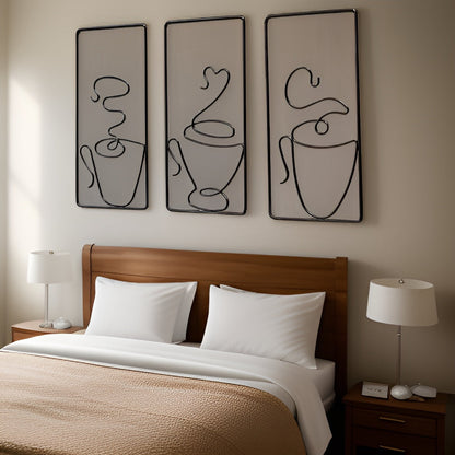 CuppaMood | Esthetische koffiekop wanddecoratie – Creatieve binnen- en buitendecoratie