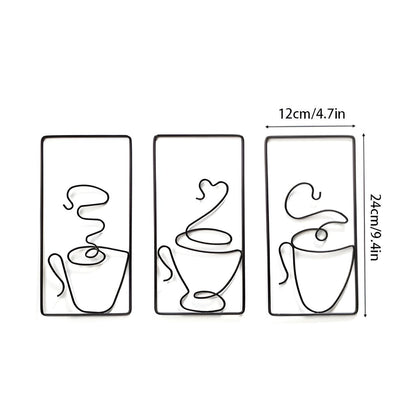 CuppaMood | Esthetische koffiekop wanddecoratie – Creatieve binnen- en buitendecoratie