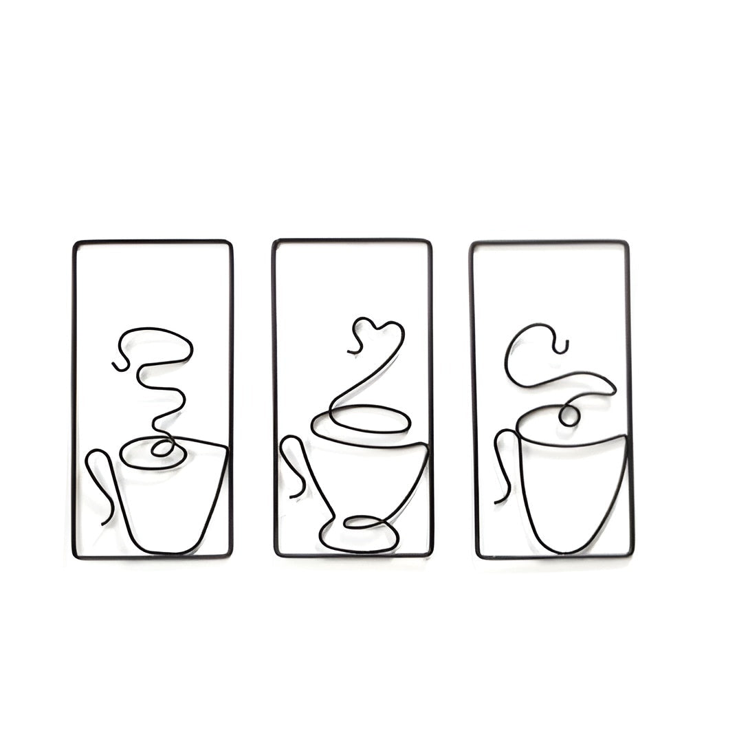 CuppaMood | Esthetische koffiekop wanddecoratie – Creatieve binnen- en buitendecoratie