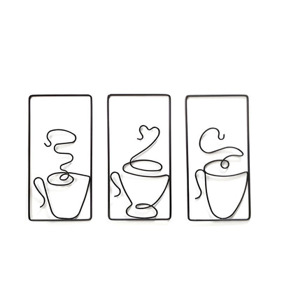 CuppaMood | Esthetische koffiekop wanddecoratie – Creatieve binnen- en buitendecoratie