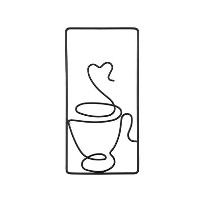 CuppaMood | Esthetische koffiekop wanddecoratie – Creatieve binnen- en buitendecoratie