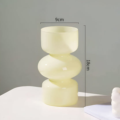 Elirona - Veelzijdige Scandinavische Glazen Vaas in Verschillende Kleuren