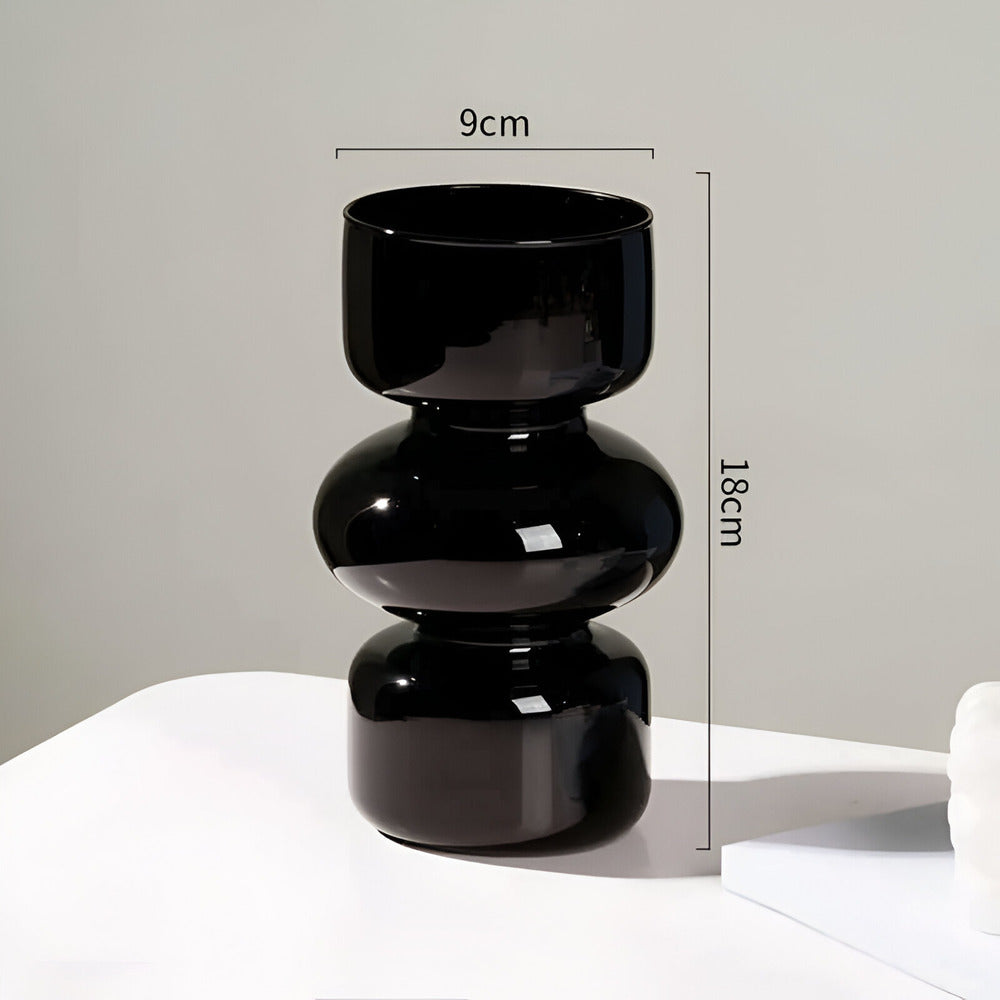 Elirona - Veelzijdige Scandinavische Glazen Vaas in Verschillende Kleuren