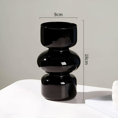 Elirona - Veelzijdige Scandinavische Glazen Vaas in Verschillende Kleuren