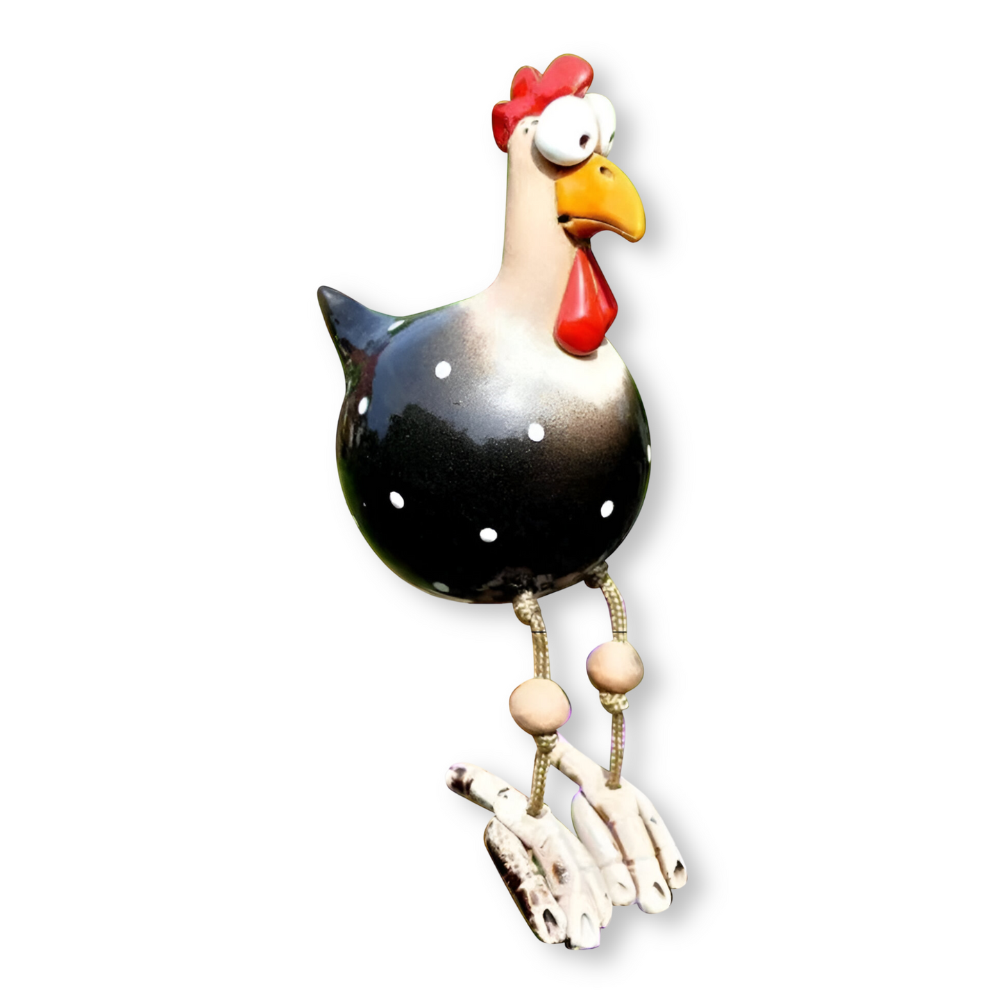 Cluckoo | Eigenzinnig tuinornament met kippen - Weerbestendig boerderijdierbeeldje