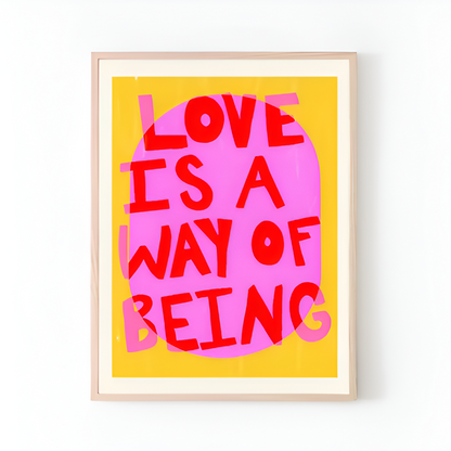 PowerCanvas | Levendige maximalistische canvasprint  Motiverende quote-kunst voor thuis en op kantoor