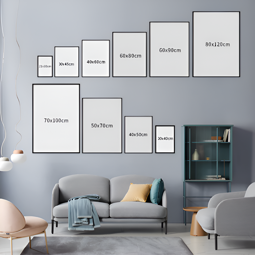 PowerCanvas | Levendige maximalistische canvasprint  Motiverende quote-kunst voor thuis en op kantoor