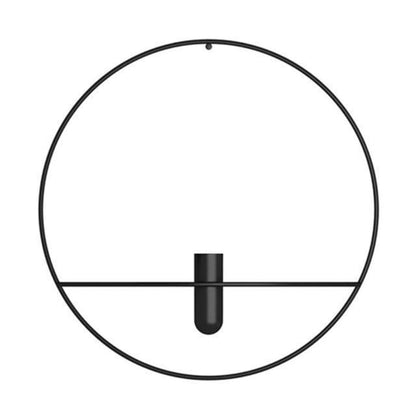 FrameLume | Creatieve metalen wandkaarsenhouder en vaas – moderne woondecoratie