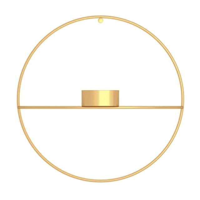 FrameLume | Creatieve metalen wandkaarsenhouder en vaas – moderne woondecoratie