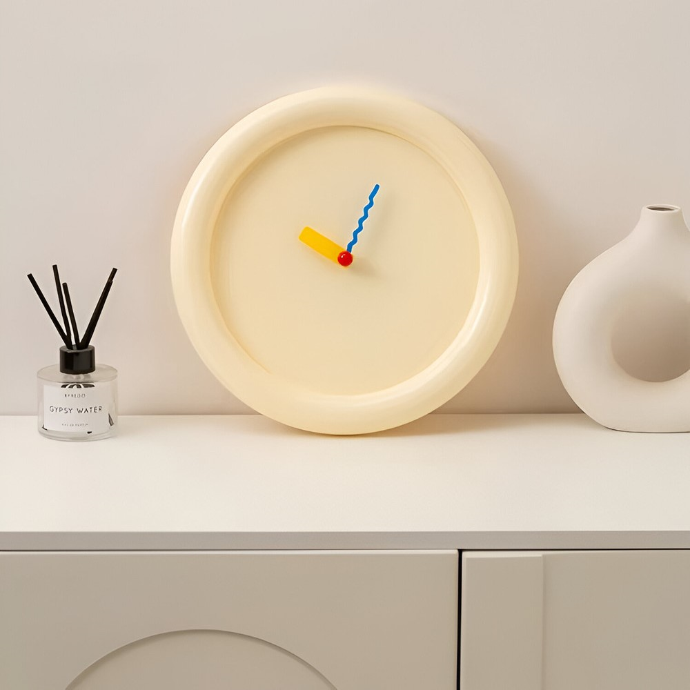 WallTick | Moderne plastic wandklok van 30 cm – Kleurrijke woondecoratie voor huis en woonkamer