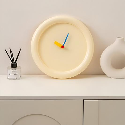 WallTick | Moderne plastic wandklok van 30 cm – Kleurrijke woondecoratie voor huis en woonkamer