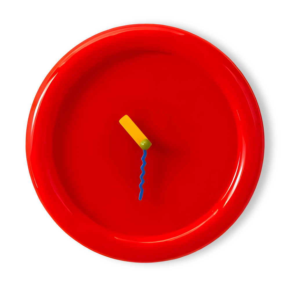 WallTick | Moderne plastic wandklok van 30 cm – Kleurrijke woondecoratie voor huis en woonkamer