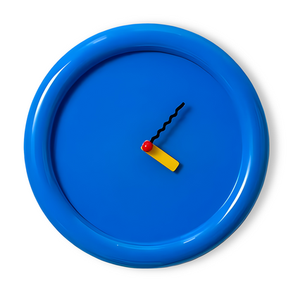 WallTick | Moderne plastic wandklok van 30 cm – Kleurrijke woondecoratie voor huis en woonkamer