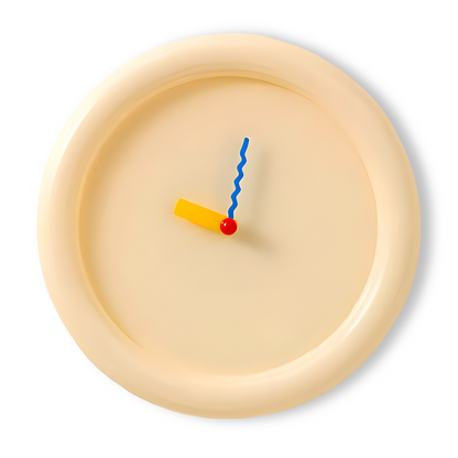 WallTick | Moderne plastic wandklok van 30 cm – Kleurrijke woondecoratie voor huis en woonkamer