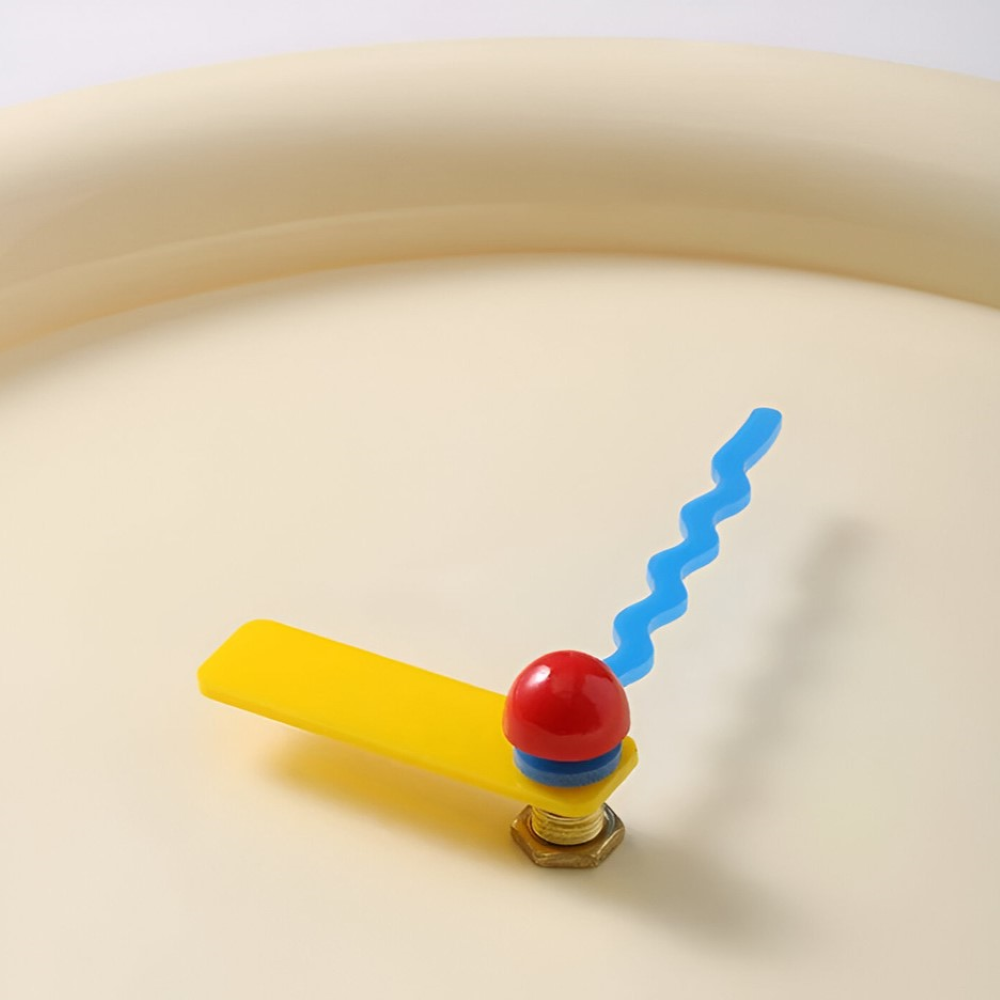 WallTick | Moderne plastic wandklok van 30 cm – Kleurrijke woondecoratie voor huis en woonkamer