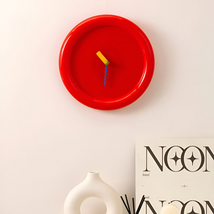 WallTick | Moderne plastic wandklok van 30 cm – Kleurrijke woondecoratie voor huis en woonkamer