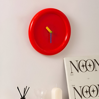 WallTick | Moderne plastic wandklok van 30 cm – Kleurrijke woondecoratie voor huis en woonkamer