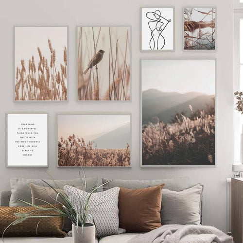 AlpineGlow – Canvas Prints met Adembenemende Bergen en Natuursferen