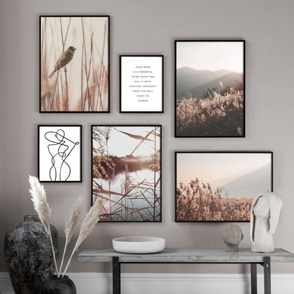 AlpineGlow – Canvas Prints met Adembenemende Bergen en Natuursferen