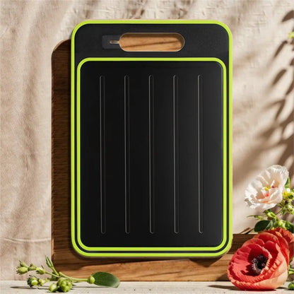 PrepMate Multifunctionele Plank - Vereenvoudig Keukentaken met Ontdooien, Snijden en Slijpen in Eén Tool