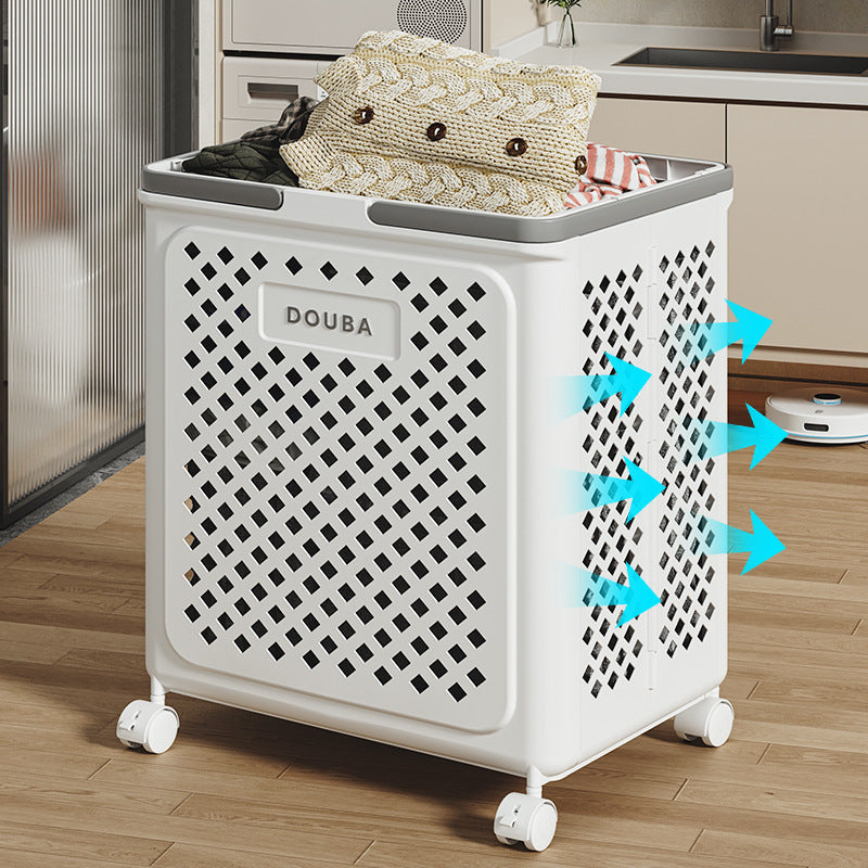 EasyRoll | Opvouwbare Wasmand met Wieltjes voor Organisatie